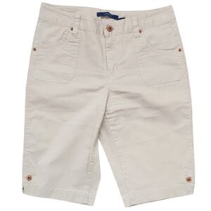 Vintage Bill Blass Stretch‎ Beige Chino Shorts Women's Size 8